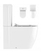 Crosswater Kai X Compact Close Coupled Toilet - 395mm High - White - KL6205CW