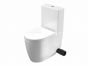 Saneux Uni Rimless Close Coupled Toilet - Right Hand Cut Out - White - 660702