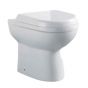 Eastbrook Dura Comfort Height Rimless Back to Wall Toilet Pan - White - 26.0134