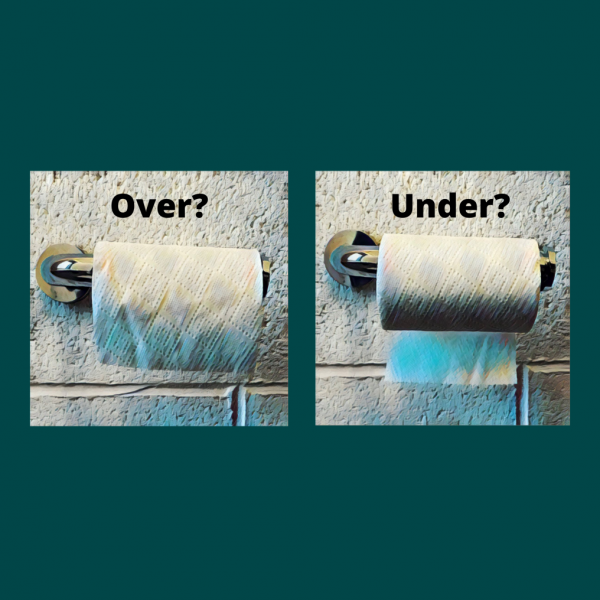 The Great Toilet Roll Debate – Over or Under?